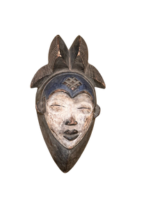  Mask Punu-Gabon Ceremonial Mask