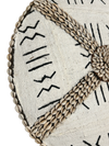 Bamileke Shield With MudCloth and Cowrie Cross