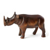 Wooden Rhino Sculpture
